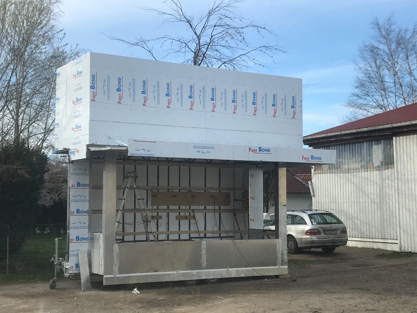 Rohbau des neuen Wagens 2020